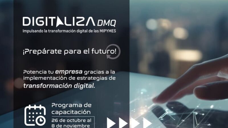 Mipymes de Quito pueden postular para un programa de transformación digital