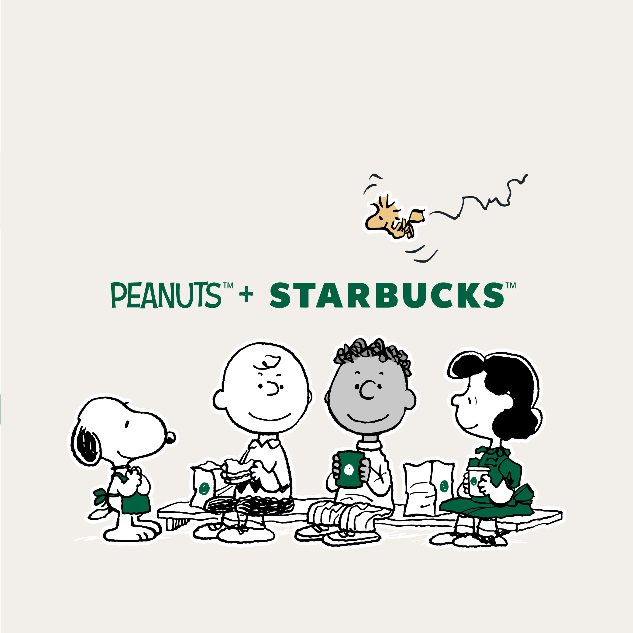 Snoopy y sus amigos llegan a Starbucks Ecuador