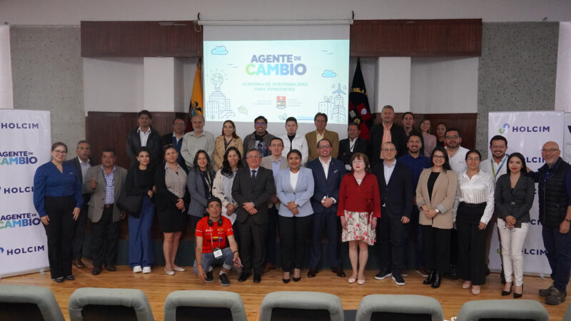 Lanzan la Academia de Sostenibilidad para Periodistas en Quito