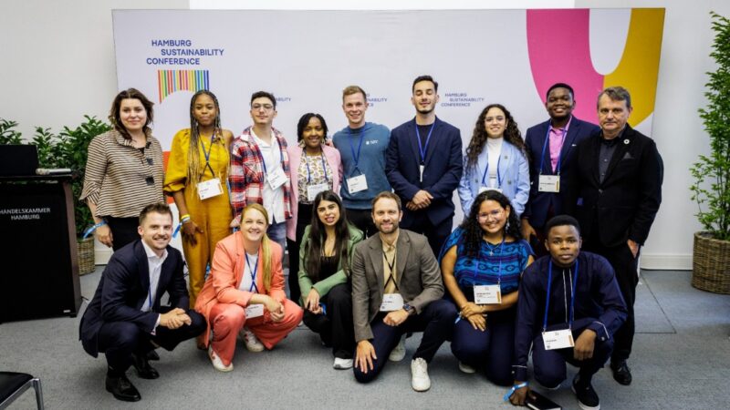 Joven ecuatoriana participó en Conferencia de Sostenibilidad de Hamburgo