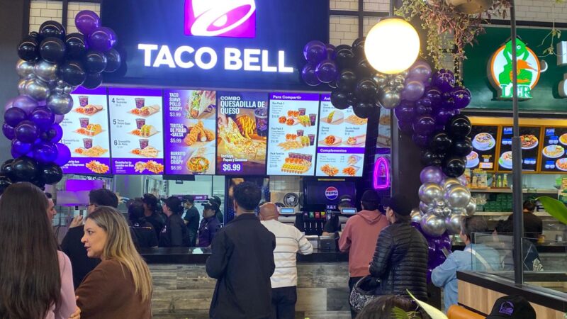 Taco Bell abrió su primer local en el CCI y habrá dos más