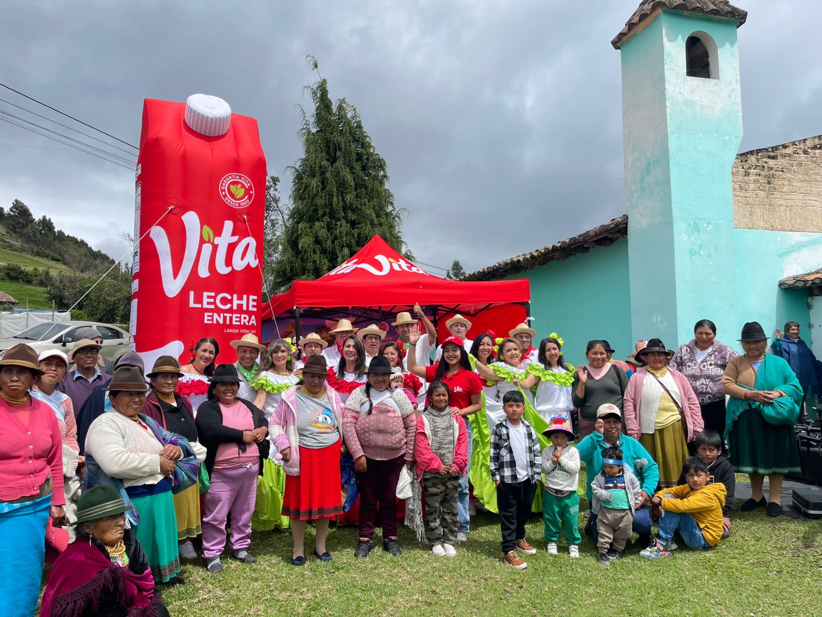 Vita Alimentos entregó productos en comunidades rurales de Cayambe