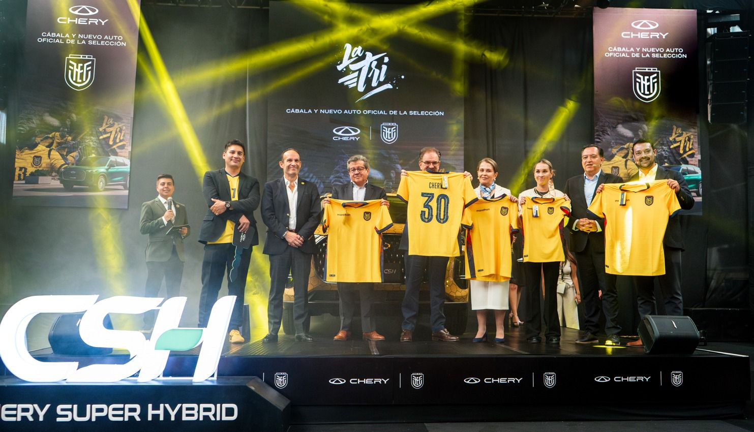 Chery presentó la Armadura de los sueños, un símbolo de respaldo a la Tri