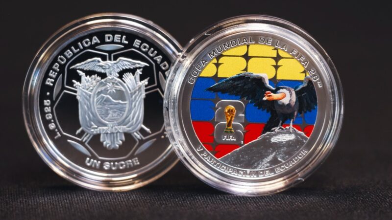 Ecuador tiene su moneda conmemorativa del Mundial 2026