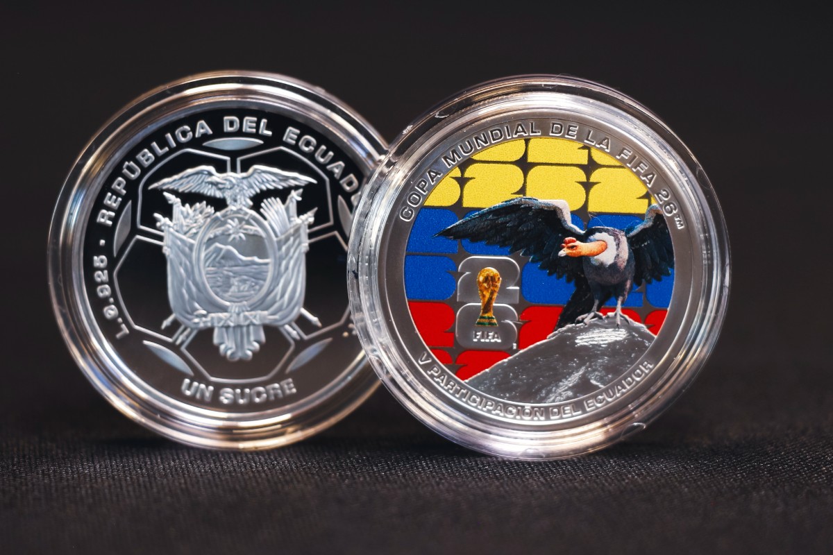 Ecuador tiene su moneda conmemorativa del Mundial 2026