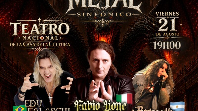 Fabio Lione y Edu Falaschi se presentan en un show de metal sinfónico